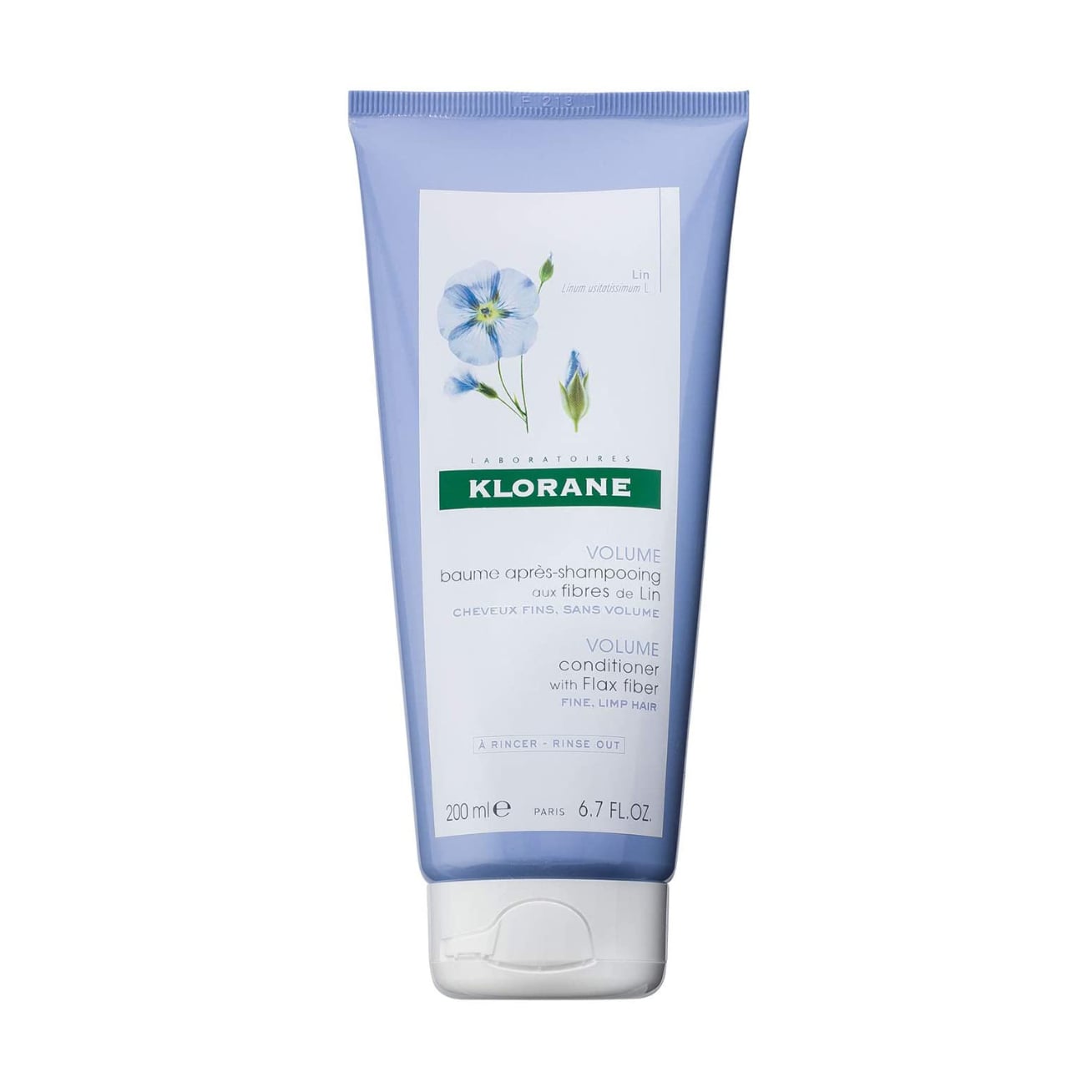 Уцінка! Кондиціонер для волосся Klorane Volume Conditioner with Flax Fiber з волокнами льону, 200 мл